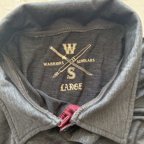 Warriors and Scholars Lightweight Dri-Fit Wicking Polo (Men’s L) - Picture 2 of 4